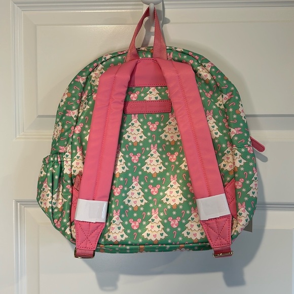 NWT Stoney Clover Lane Mickey and Minnie Mouse Icon Holiday Backpack - Picture 3 of 6